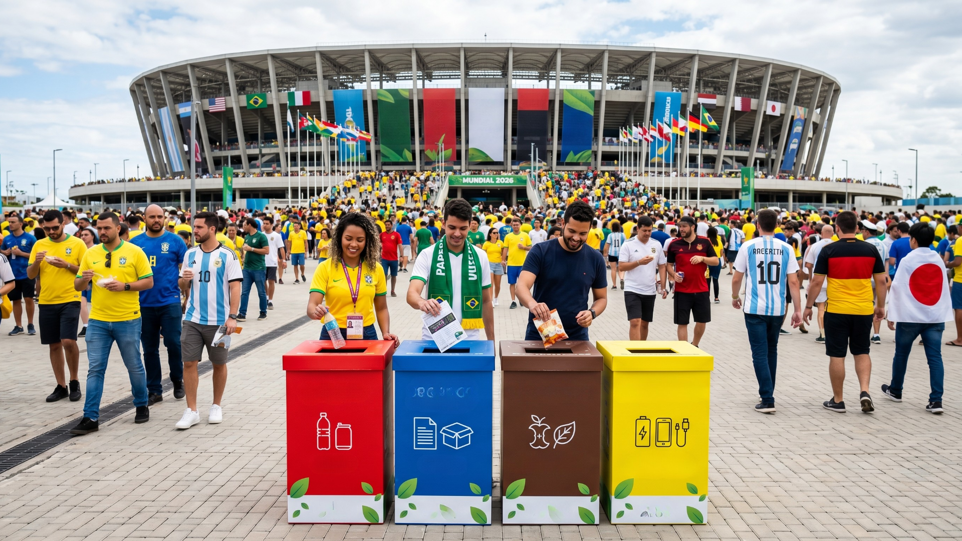 Copa do Mundo e sustentabilidade: como evitar o aumento de resíduos nesse período
